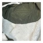 JouJou Olive Green Bomber Jacket Military Style Zip Up Flight Jacket Large Photo 8