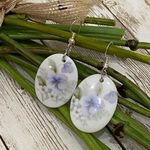 Vintage Porcelain Dangling Earrings Bundle Photo 11