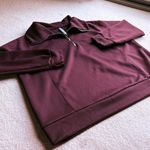 Scarlett Red Zippered Polo Collar Sweatshirt Size 3X Photo 3
