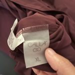 Calia Maroon Bandeau swimsuit top women’s XL bottoms size large Red Photo 2