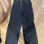 Brandy Melville Talia Dark Wash Cargo Jeans Photo 1