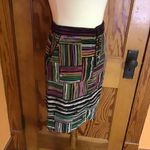 Anthropologie  Odille bright striped velvet skirt Photo 7