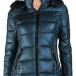 Nanette Lepore Women's Puffer Jacket with Faux Leather size small Coat Photo 0