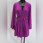 Savage X Fenty Snug Hug Short Robe M/L New Purple Size undefined Photo 2