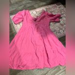 Aerie  Pool to Party Cotton Dress Pink Sz Medium Photo 8