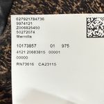 BOSS Tweed Skirt Leather Trim Career Wear Business Casual Brown Black 14 Photo 5