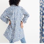 Madewell Ruffle-Neck Anorak Raincoat in French Floral Photo 5