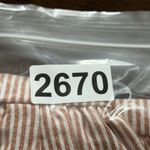 Waverly Grey Dress Womens Medium Orange Cream Striped Tiered Peasant Bohemian‎ Photo 8