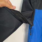 ASICS unisex blue black rain full zip hoodie jacket size S Photo 3