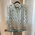 Tuckernuck 565  Dainty Hydrangea Bondi Coverup Size XS Color Blue White Green Photo 4