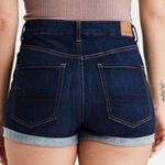 American Eagle Curvy Hi Rise Jean Shortie High Rise Shorts Denim High Waisted 6 Photo 1