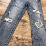 Judy Blue  LOS ANGELES SLIM FIT WOMENS JEANS MEDIUM WASH DISTRESSED Sz 5/27 #257 Photo 4