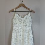 ASTR The Label Midi Lace Dress White Medium Spaghettii Straps Revolve Photo 5