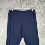 Sympli Crop Pant Minimalist Lagenlook Slinky Stretch Travel Quiet Luxury Comfort Blue Size 14 Photo 4