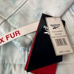 Reebok NWT Women's Light Blue Tie Dye Print Full Zip Hooded Jacket Zip Pockets Photo 10