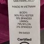 Athleta  Pacifica Contoured Vibrant Fuscia Long Sleeve Shirt Size XXS Back Pocket Photo 10