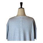 Wrap London Shirt Women 14 Blue Hemp And Organic Cotton Short Sleeve Jersey Tee Photo 3