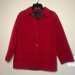 Hilary Radley Vintage English Countryside Heritage Style Red Quilted Barn chore Jacket Photo 1