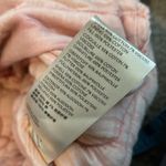 Anthropologie light pink faded denim embroidered zip up jacket in size Medium Photo 6