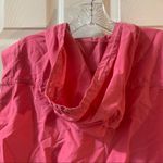Hannah Pink Hooded Cinched Waist Sleeveless Vest Jacket Size L Photo 7