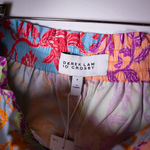 Derek Lam NEW  10 Crosby Belen Floral Print Cotton Poplin Paperbag Mini Shorts 6 Photo 2