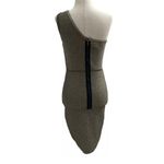 BCBG Maxazria Gold & Black Inari Bodycon Dress Women's Size Medium | 3-515 Photo 3