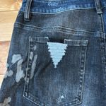 CAbi  black and blue distressed #5987 Jean Shorts Photo 4