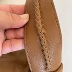 Christopher Kon Caramel Leather Hobo Bag Boho Tan Slouchy 70s Vibes Whipstitch Tan Photo 5