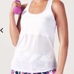 Fabletics  White Cashel Racerback Tank Top Photo 0
