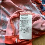 Veronica M  halter top tank orange floral crop top size medium Photo 3