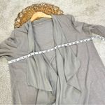 Garnet Hill Cardigan Waterfall Silk Ruffle Trimmed Open Front Drape Purple XL Photo 11