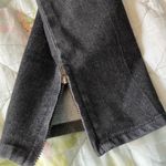 Talbots  Womens Black Denim Jeans Pants Classic Side Zip Skinny Capri 12 / 31 Photo 2