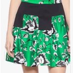 Diane Von Furstenberg NEW  Claire Skirt in Simple Toile Garden Green Black Size 6 Photo 1