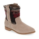Toms laurel Aztec Desert Ankle boots Taupe Suede Fisherman Core A2 Photo 0