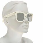 Rag and Bone square oversized sunglasses pearl white new Photo 0