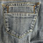 CAbi  Style 347 straight leg, 2 button/zip, blue 5-pocket, women's jeans size 6 Photo 6