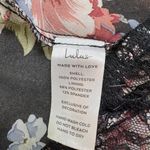 ⭐️LULUS Charmingly Sweet Black Floral Print Lace Bustier Top Size XS Photo 5