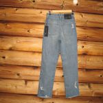 Veronica Beard NWT  Blake Distressed Classic Straight Jeans Photo 5