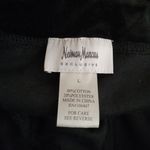 Neiman Marcus exclusive women's velour black stretch pants size large Photo 3