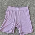 SKIMS  Soft Lounge Ribbed Tank & Boxer Set in Sugar Plum Size Small    Photo 6
