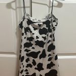 SheIn Cowprint square neck mini dress Photo 1