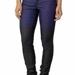 prAna Jett Pant Indigo Low Rise Fitted Ombre Jeans, Size 4/27 Photo 0