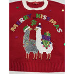 Womans New Blizzard Bay Christmas Pullover Sweater Large Multicolor Red Photo 7