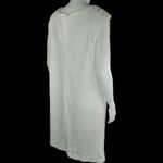 Studio One Womens 18 Ivory Lace Overlay Midi Dress Pearl Neckline Sleeveless Photo 13