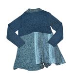 Orvis 🧶✨  V-Neck Snap Cardigan Sweater | Women’s Large | Gray-Blue Wool Blend Photo 7
