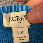 J.Crew Factory Blue and White Square Neck Floral Block Print Tiered Sundress 14 Photo 12