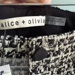 Alice + Olivia NWT Rye Tweed Maxi Skirt, Black and White | Size 4 Photo 9