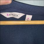 Athleta  blue in a twist tie knot midi dress Photo 4