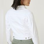NEW Edwin Optic White Evie Denim Jacket Size S Photo 2