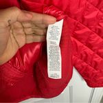 LL bean‎ fleece lined primaloft puffer jacket pink size large women’s insulated Photo 3